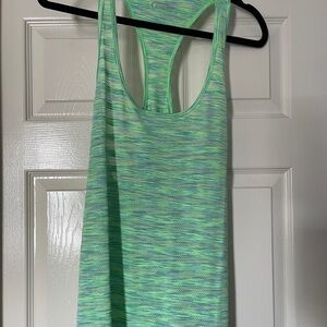 Zyia Active Fluorescent Green Racerback Havana Tank Top XXL Rare Find